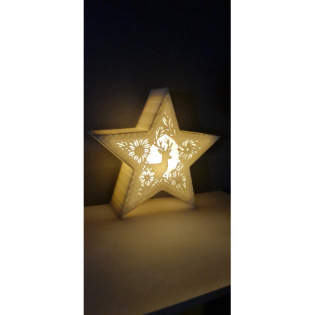 Led dekors Ziemassvētku zvaigzne