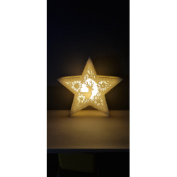 Led dekors Ziemassvētku zvaigzne
