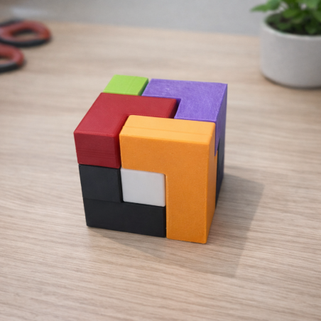 Soma Cube / Soma Cube – 3D Printed Logic Puzzle | CraftIN