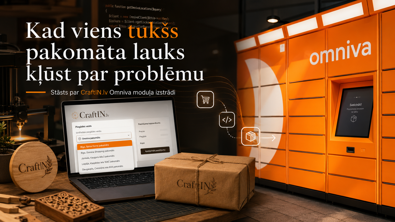 CraftIN Store Mysteries Solutions:"The Omniva input field that made you frown..."