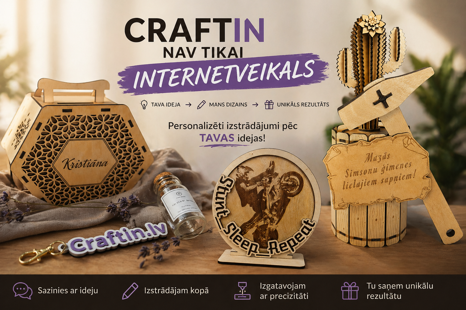 CraftIN is not just an online store – personalized gifts and individual orders
